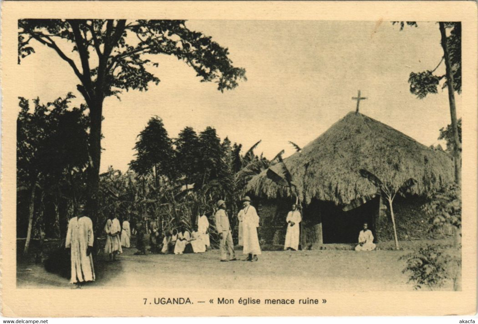 PC MISSIONARIES MON EGLISE MENACE RUINE UGANDA (a28626) - Ouganda