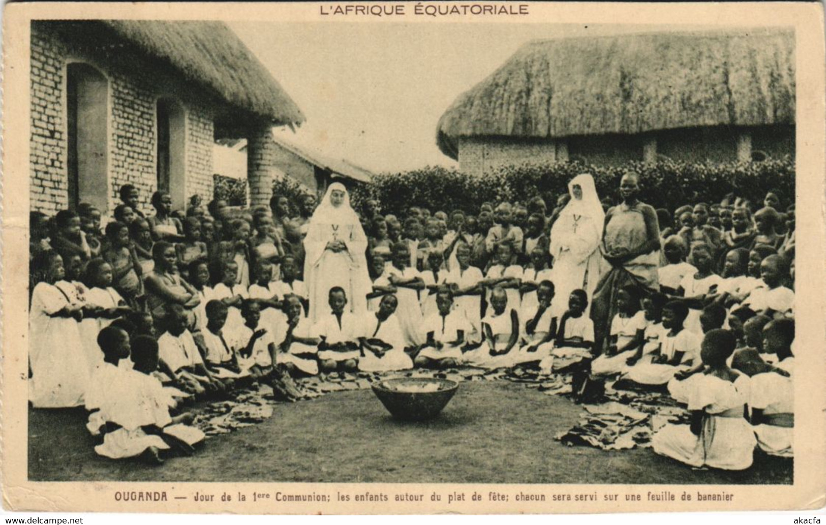 PC MISSIONARIES JOUR DE LA 1ERE COMMUNION UGANDA (a28621) - Oeganda