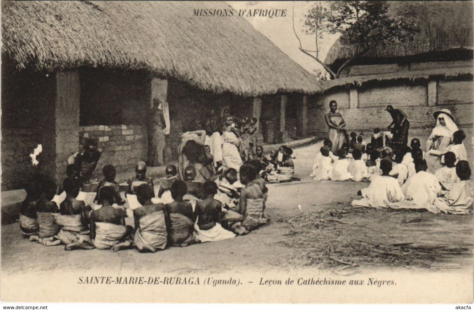 PC MISSIONARIES STE-MARIE-DE-RUBAGA LECON DE CATECHISME UGANDA (a28614) - Uganda