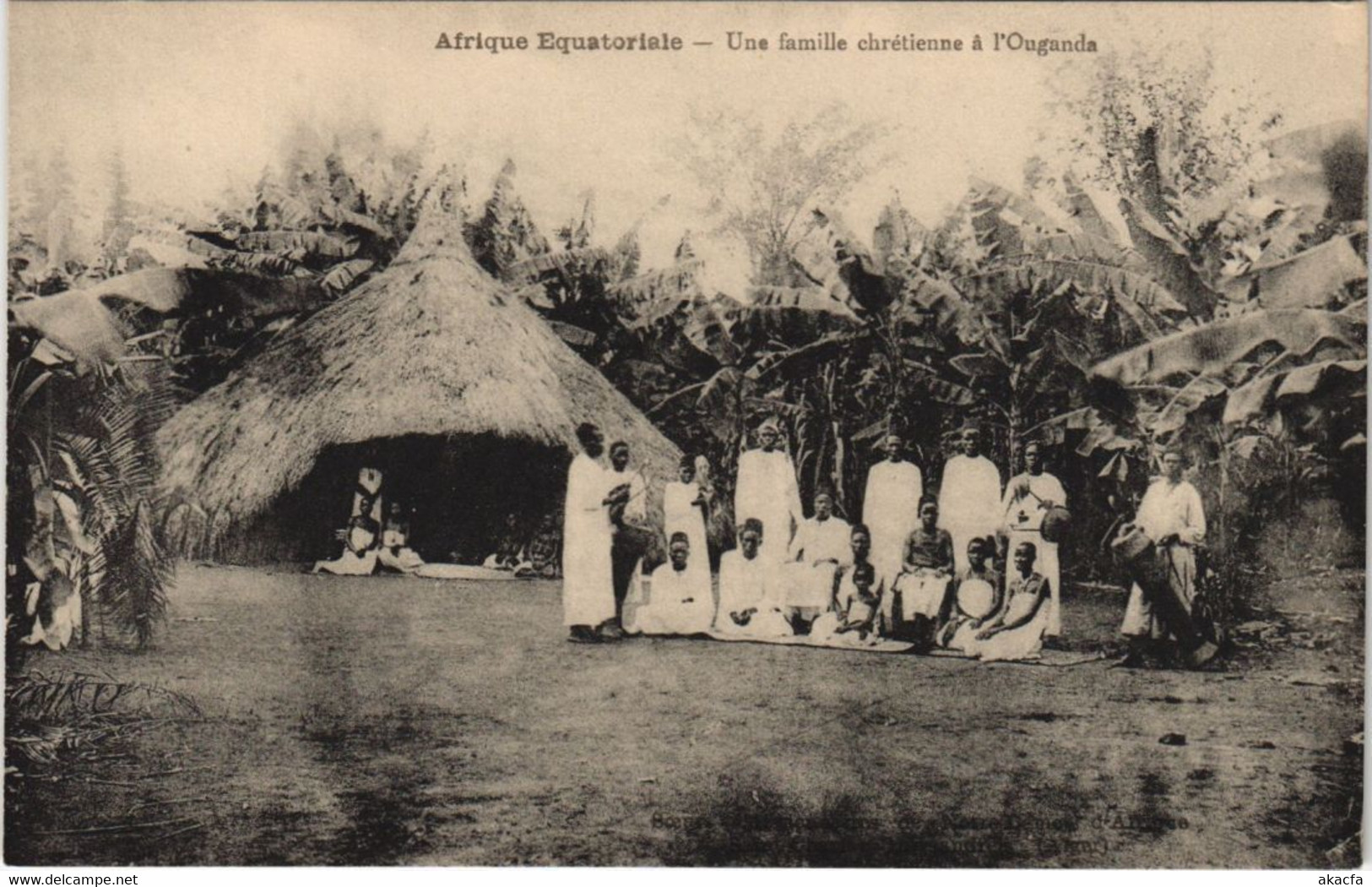 PC FAMILLE CHRETIENNE UGANDA ETHNIC TYPE (a28622) - Ouganda