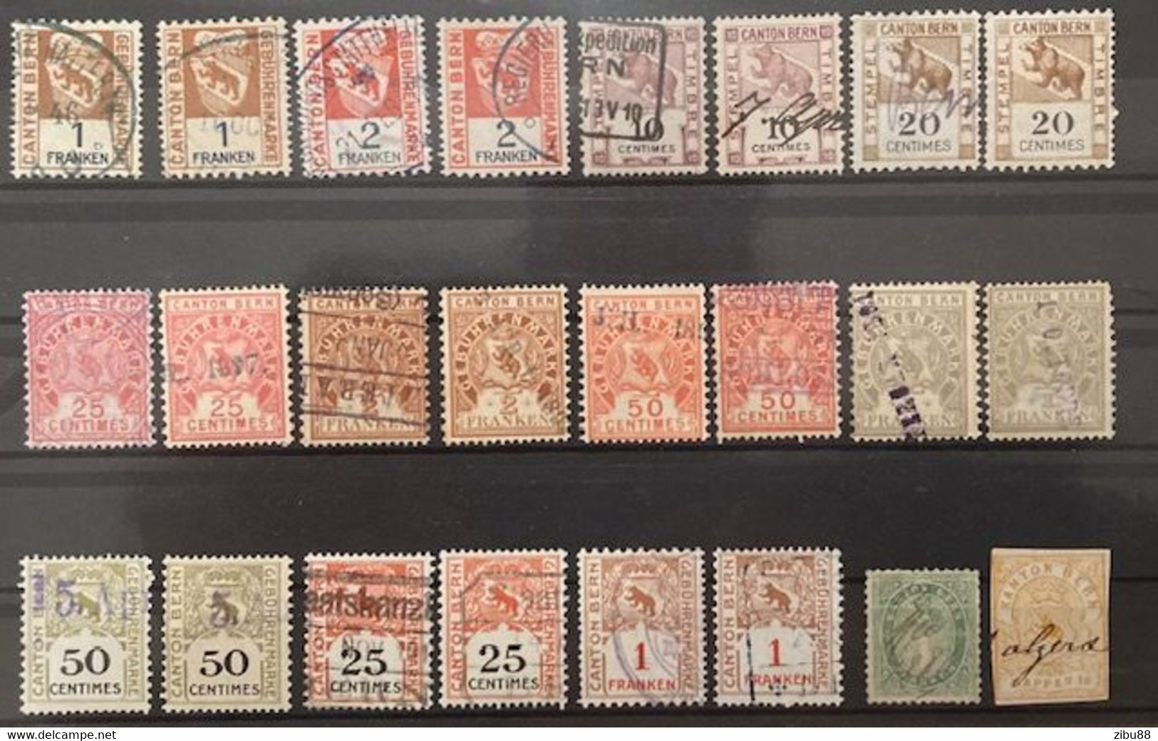 Fiskalmarken / Revenue Stamp Switzerland - Kanton Bern, Diverse - Revenue Stamps