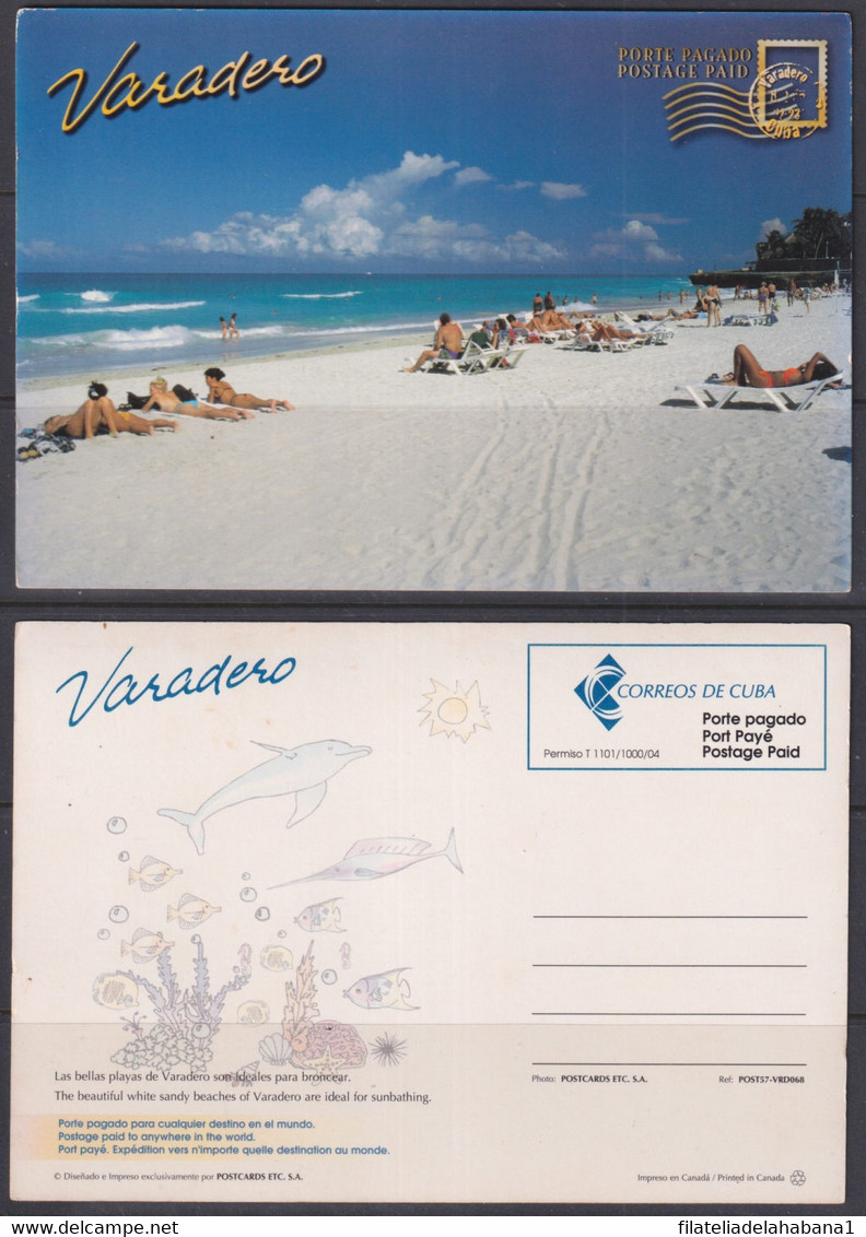 2004-EP-120 CUBA 2004 TOURISM VARADERO BEACH POSTAL STATIONERY UNUSED. - Andere & Zonder Classificatie