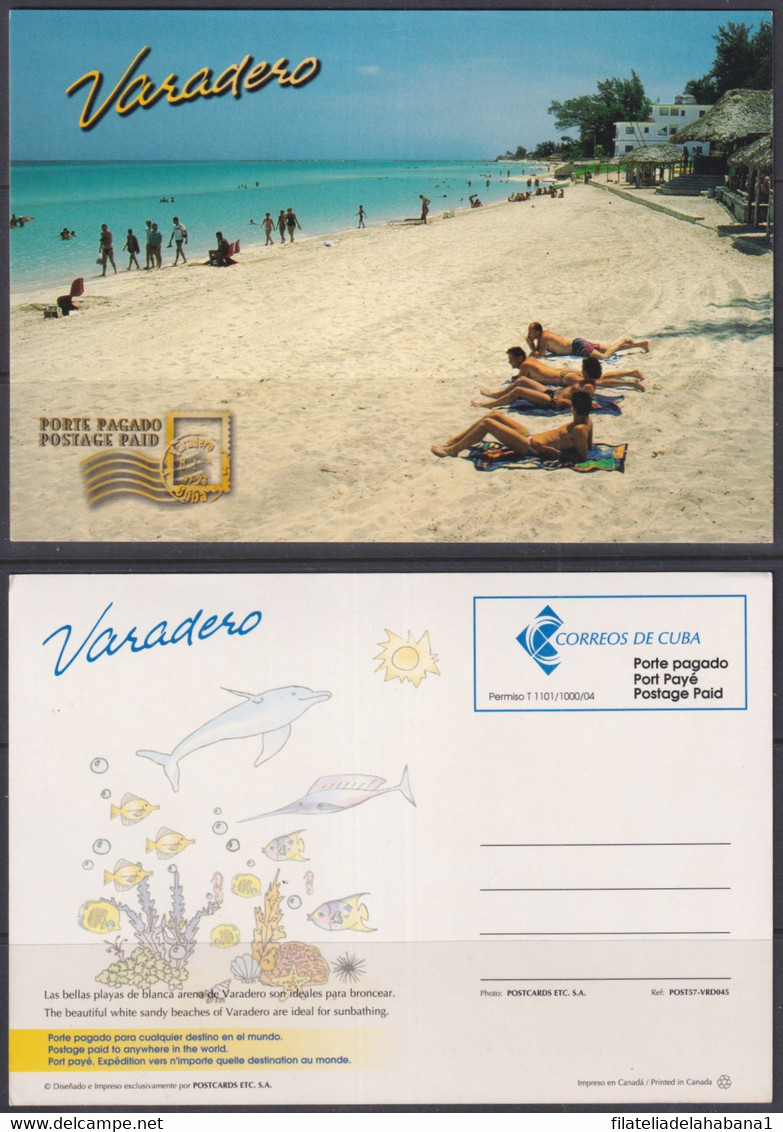 2004-EP-122 CUBA 2004 TOURISM VARADERO BEACH POSTAL STATIONERY UNUSED. - Sonstige & Ohne Zuordnung