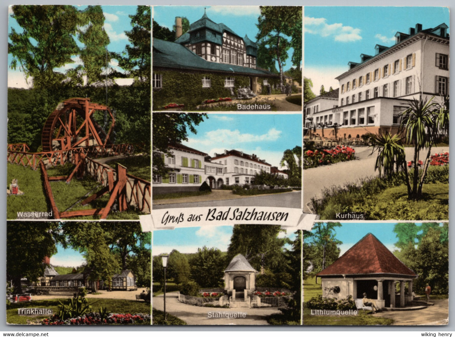 Nidda Bad Salzhausen - Mehrbildkarte 35 - Wetterau - Kreis