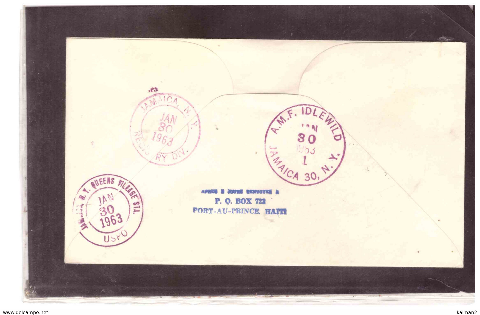 TEM16531 - PORT-AU-PRINCE 23.1.1963  /  FDC  MICHEL NR. 741/744   -   "  SPAZIO  " - América Del Sur