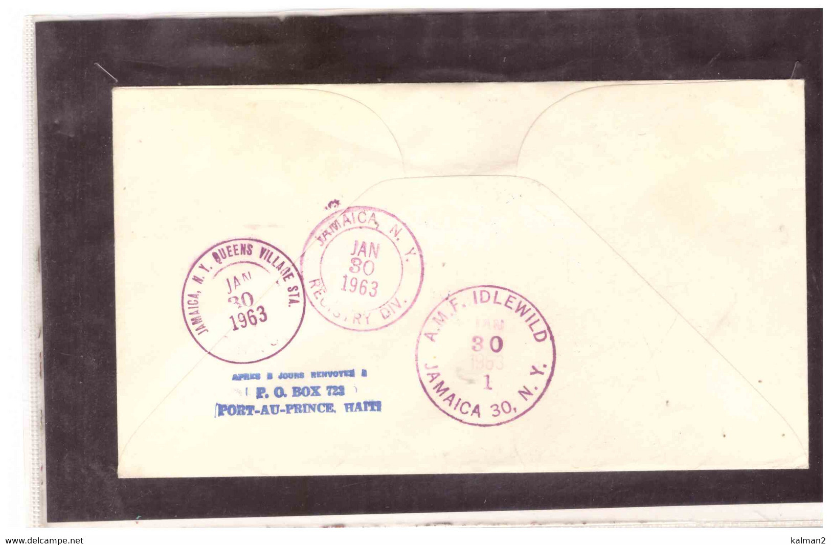 TEM16531 - PORT-AU-PRINCE 23.1.1963  /  FDC  MICHEL NR. 741/744   -   "  SPAZIO  " - South America