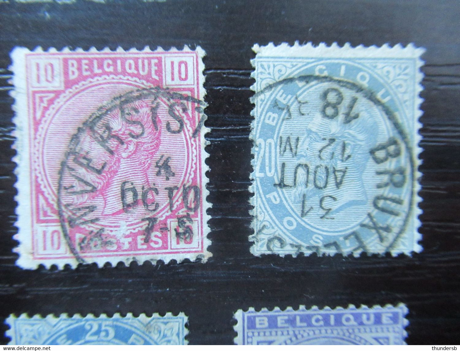 38/41 'Emissie 1883' - Gestempeld - Côte: 100 Euro - 1883 Leopold II