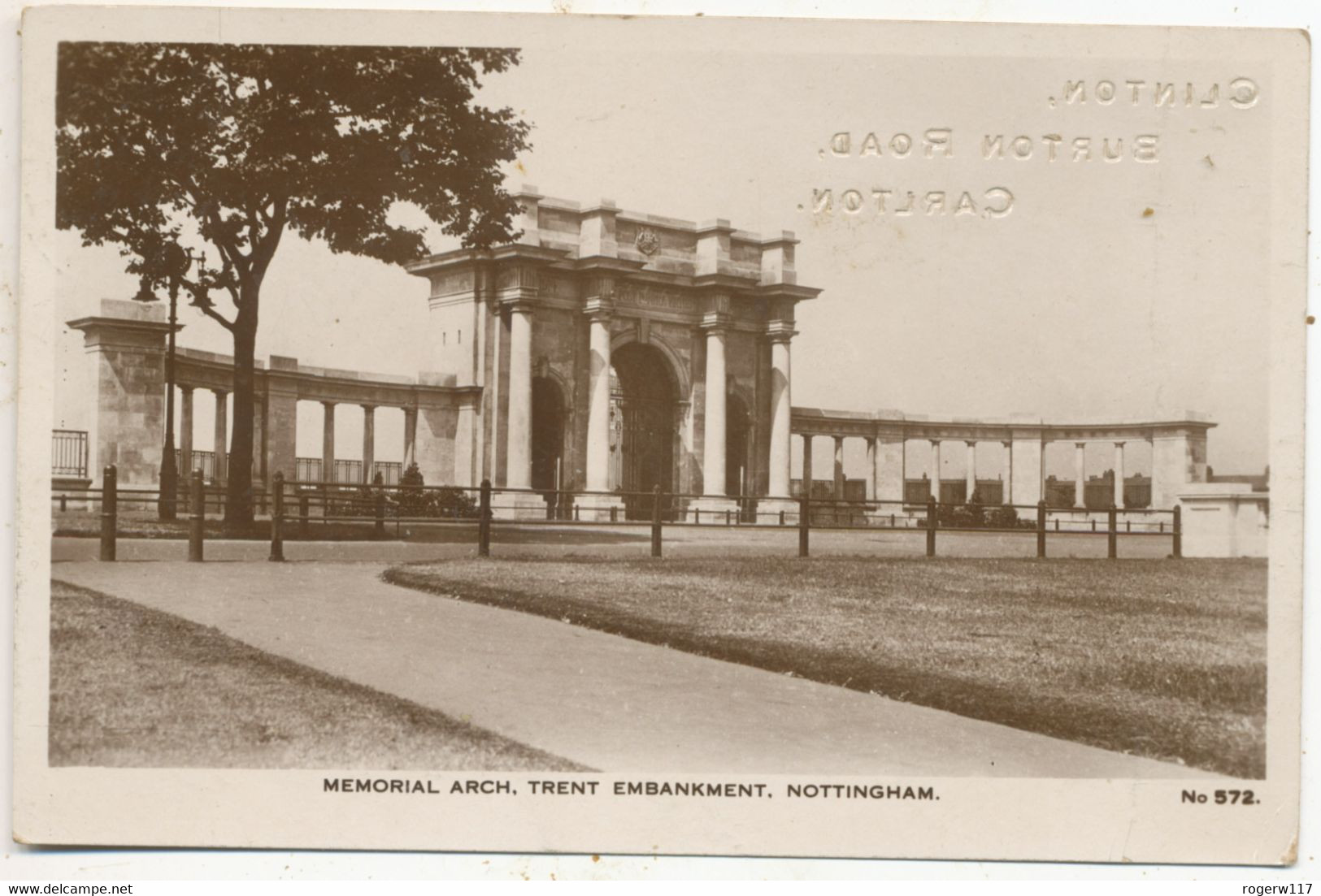 Memorial Arch, Trent Embankment, Nottingham - Nottingham