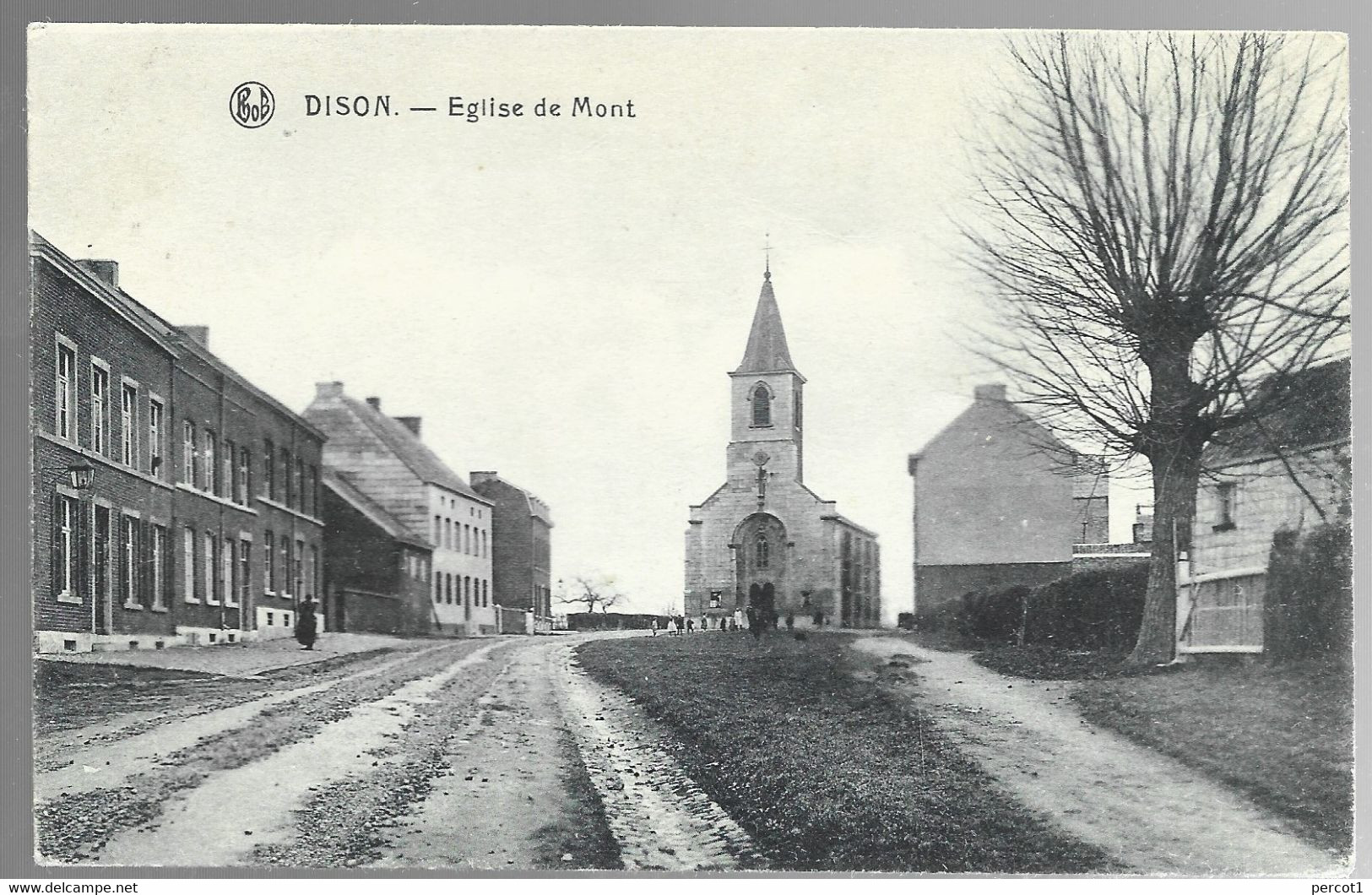 JM09.10 / CPA /  DISON / L EGLISE DE MONT - Dison