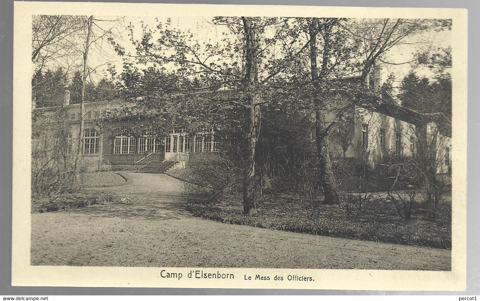 JM09.10 / CPA / CAMP D  ELSENBORN /  LE MEES DES OFFICIERS - Elsenborn (camp)