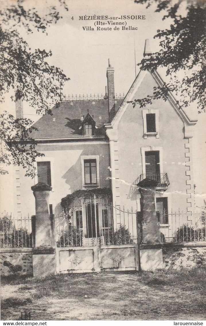 87 - MEZIERES SUR ISSOIRE - Villa Route De Bellac - Meziere Sur Issoire