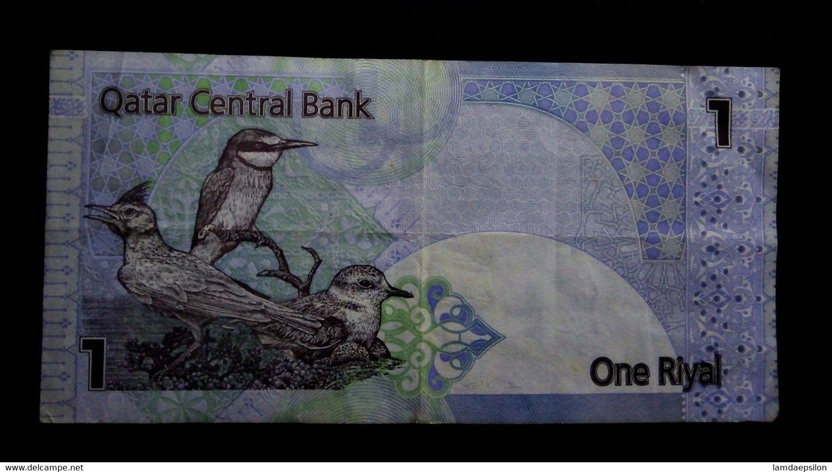 A6  QATAR     BILLETS DU MONDE    BANKNOTES  1 RIYAL 2015 - Qatar