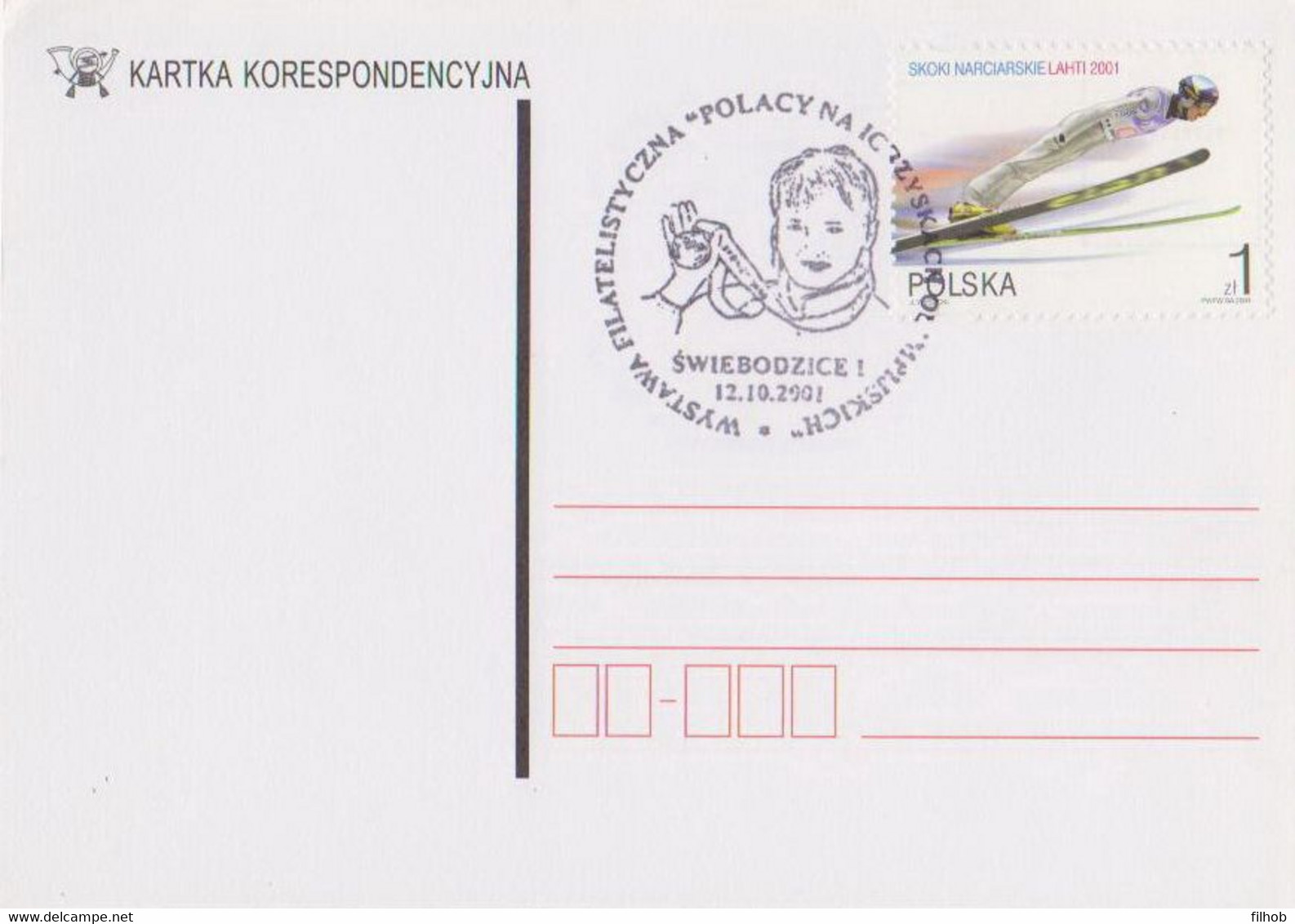 Poland Postmark DA01.10.12 SWIEBODZICE.01: Sport Exhibition - Poles At The Olympic Games Hand - Interi Postali