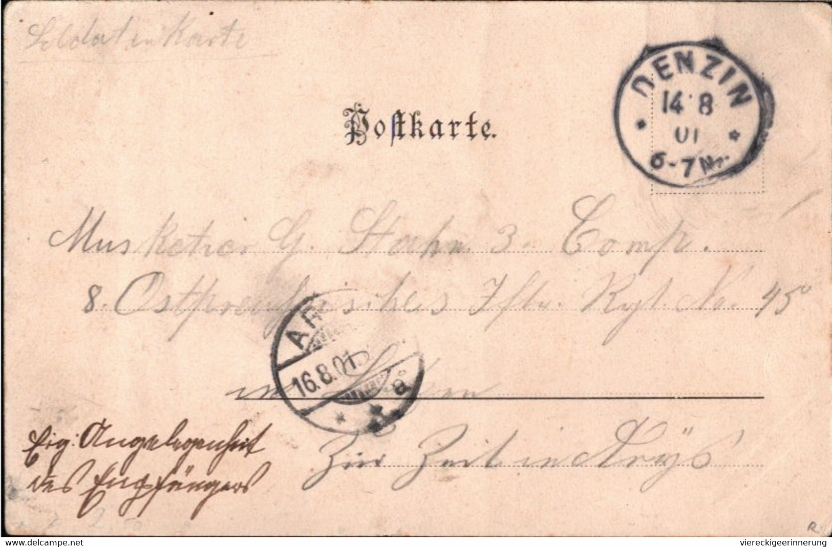 ! Alte Ansichtskarte Gruss Aus Stolp In Pommern, Bahnhofsstraße, Blücherplatz, Stempel Denzin, Arys - Pommern