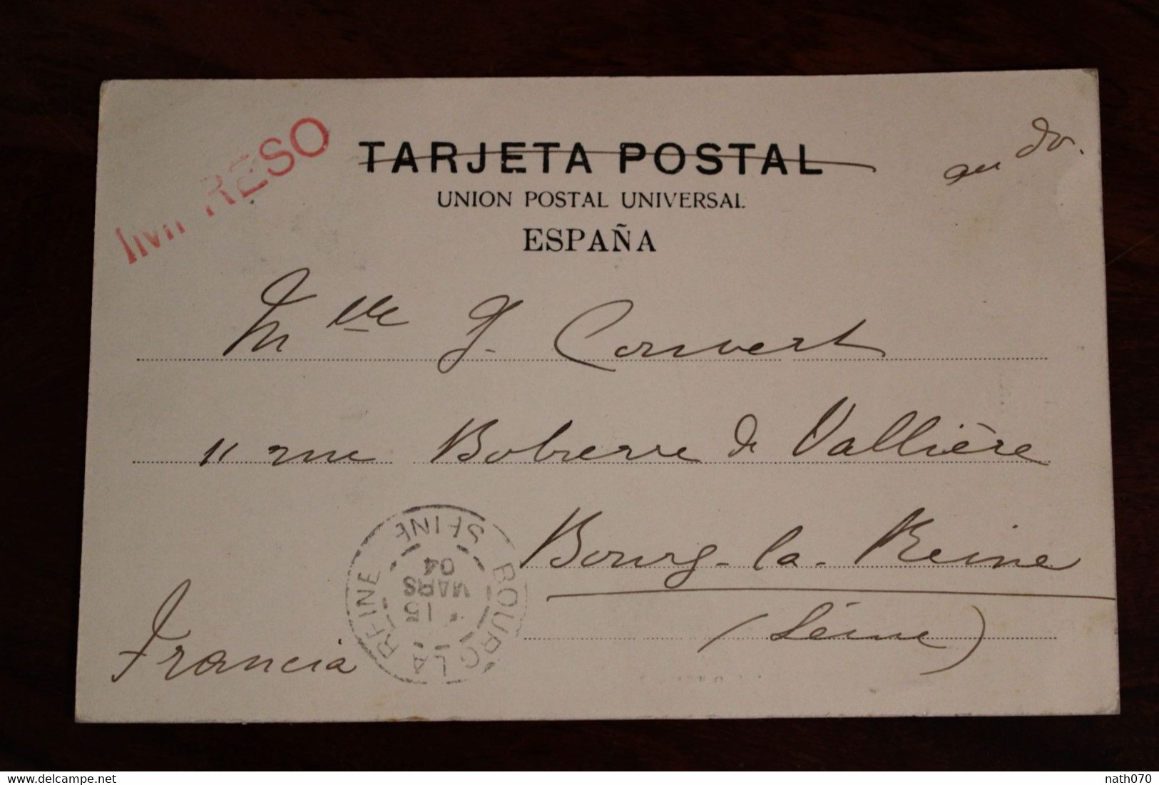 Cpa Ak 1904 Recuerdo De Valencia Espagne Spana Spain France Bourg La Reine Imprimé - Valencia