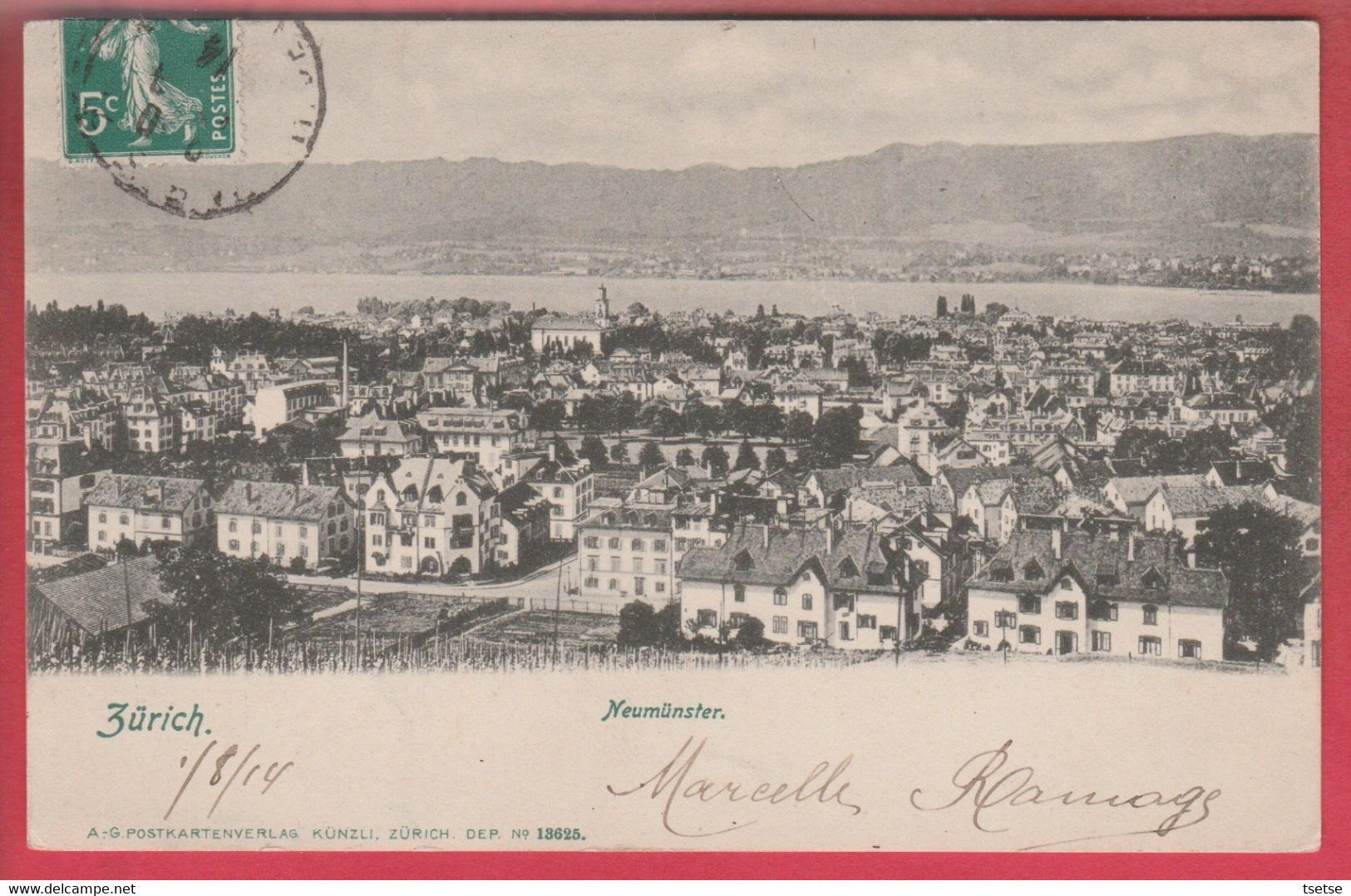 Zürich - Neumüster - 190? ( Verso Zien ) - Uster