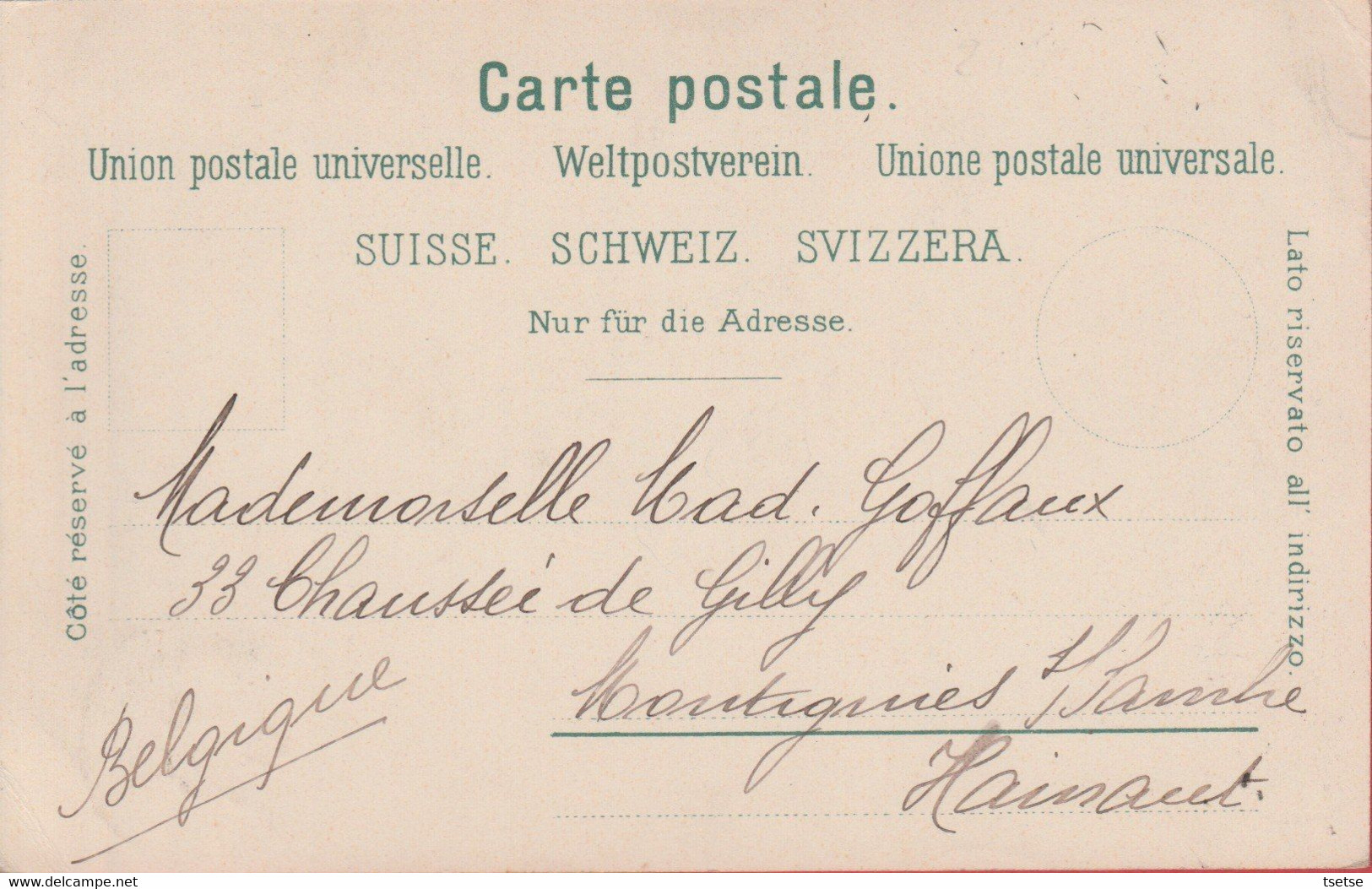 Zürich - Neumüster - 190? ( Verso Zien ) - Uster