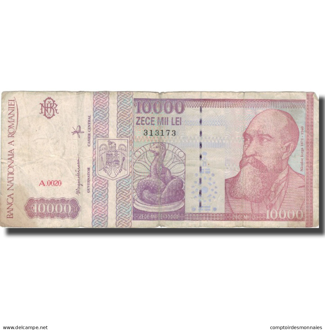 Billet, Roumanie, 10,000 Lei, 1994, 1994-02-01, KM:105a, TB - Roemenië