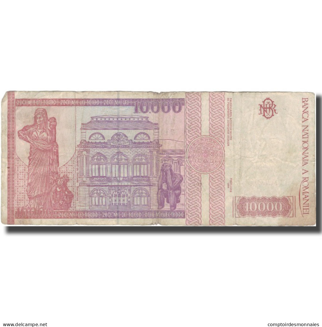 Billet, Roumanie, 10,000 Lei, 1994, 1994-02-01, KM:105a, TB - Roemenië