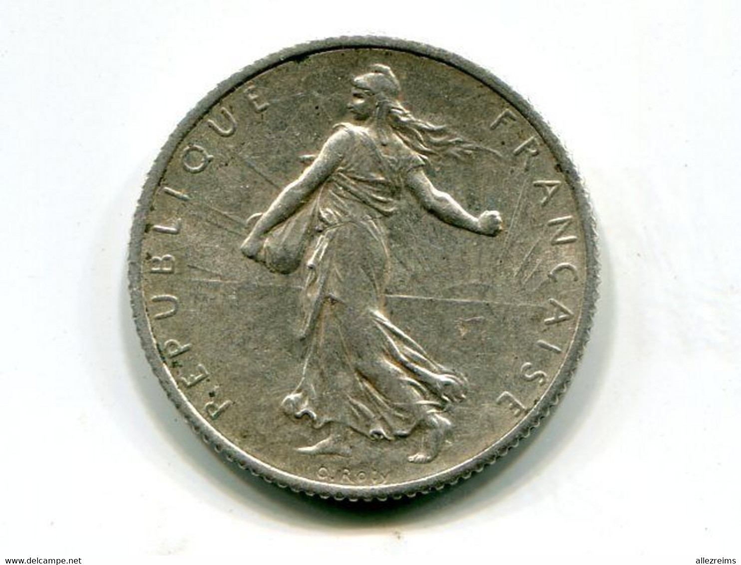 FRANCE : Pièce De 1 Franc Argent 1916 - 1 Franc