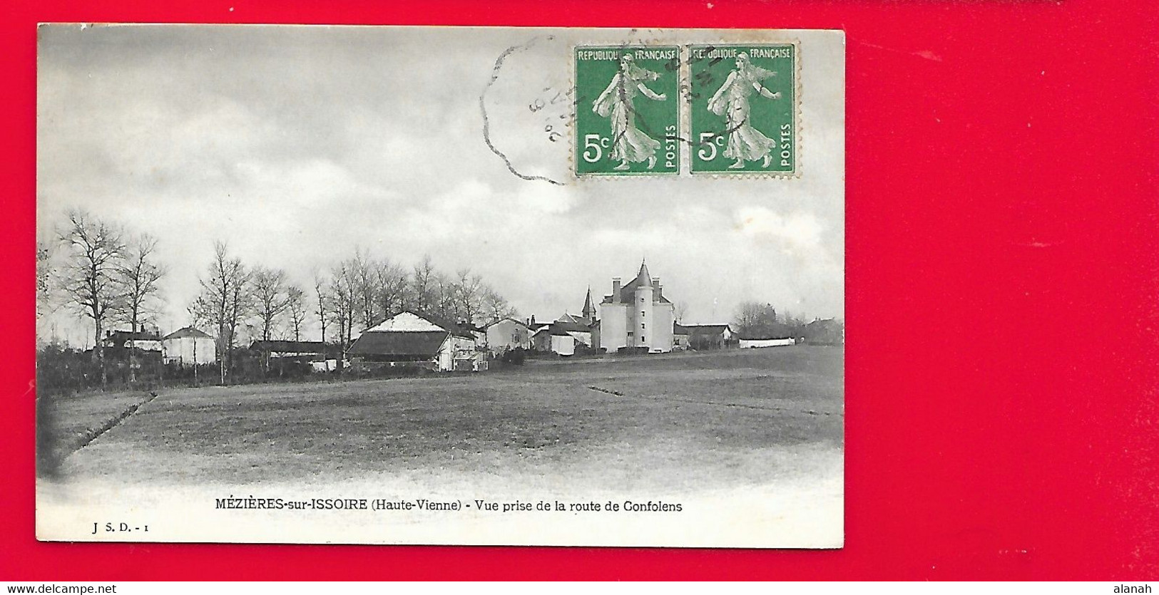 MEZIERES Sur ISSOIRE Vue Prise De La Route De Confolens (JSD) Haute Vienne (87) - Meziere Sur Issoire