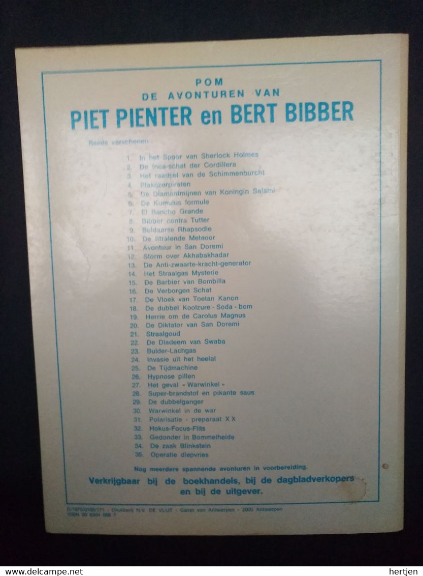 Piet Pienter En Bert Bibber / 35 Operatie Diepvries / Druk 1 - Piet Pienter En Bert Bibber