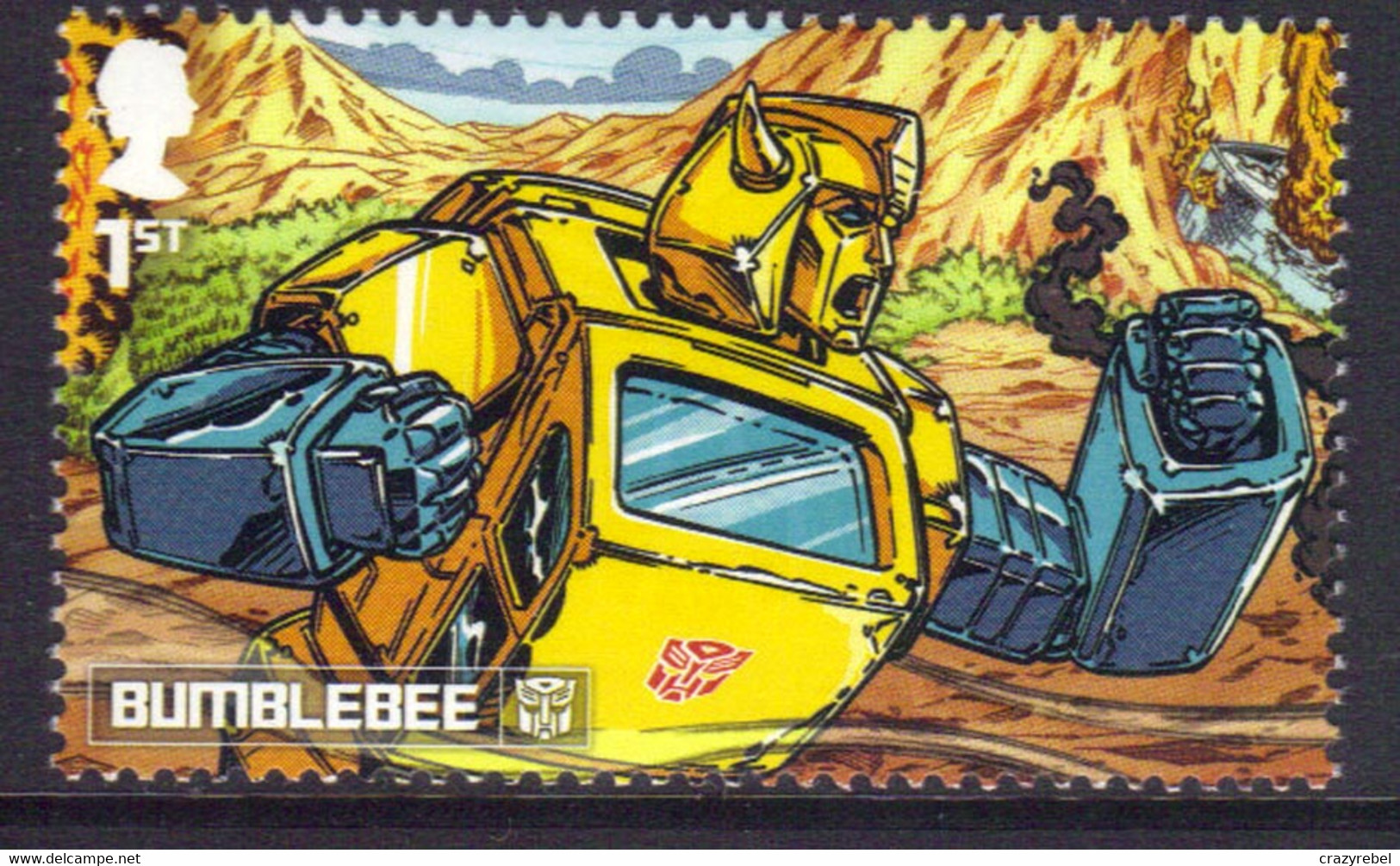 GB 2022 QE2 1st Transformers Bumblebee Umm SG 4702 ( G633 ) - Unused Stamps