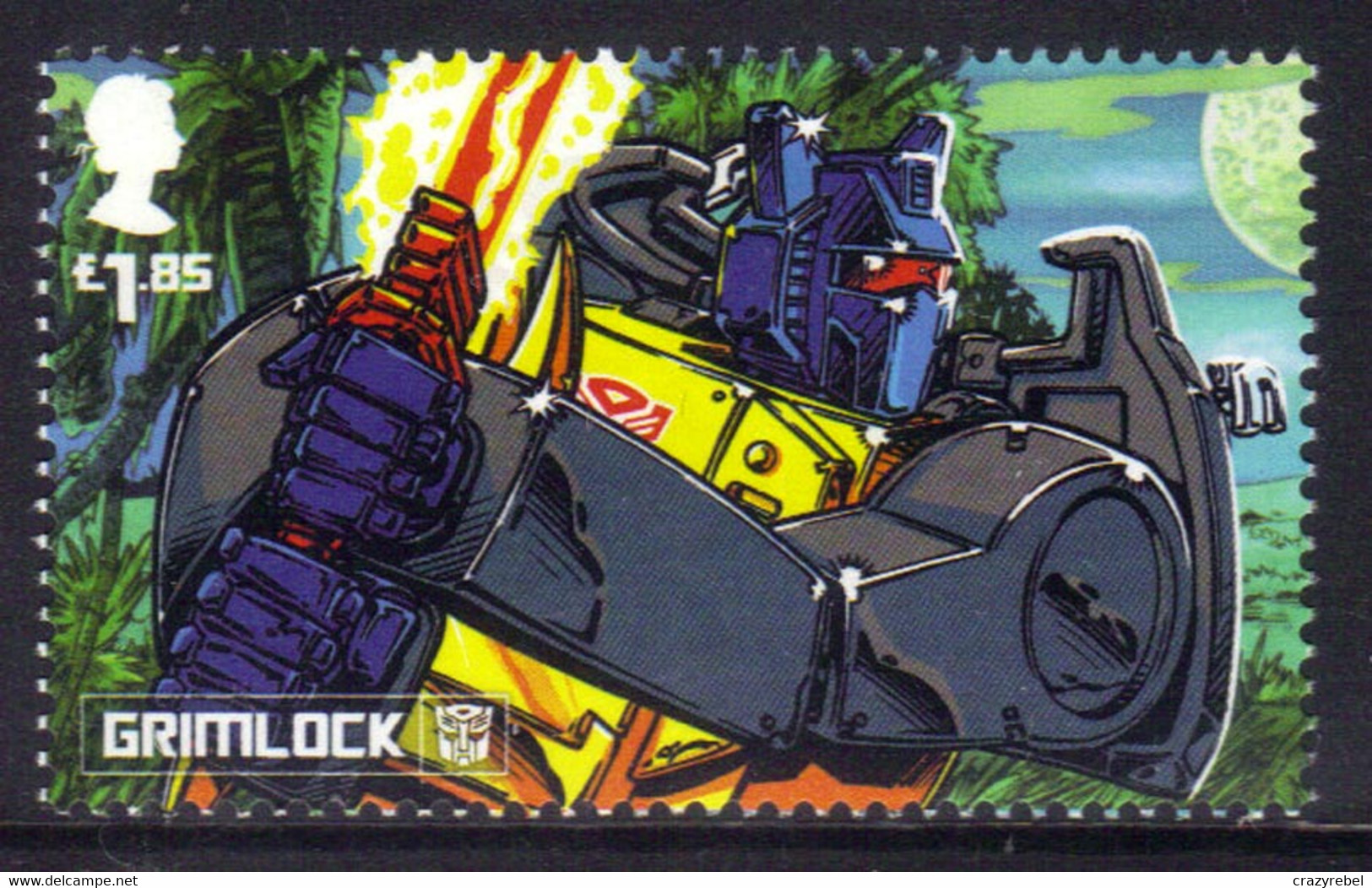 GB 2022 QE2 £1.85 Transformers Grimlock Umm SG 4704( G541 ) - Neufs