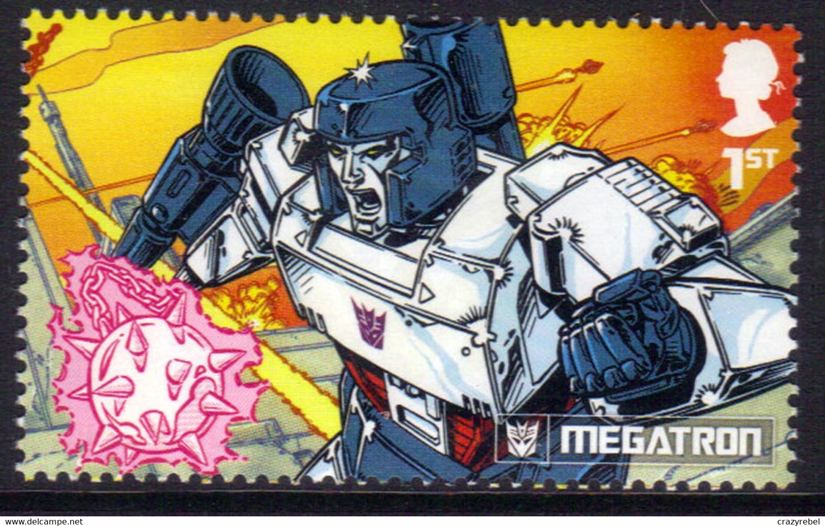 GB 2022 QE2 1st Transformers Megatron Umm SG 4701 ( T263 ) - Nuovi