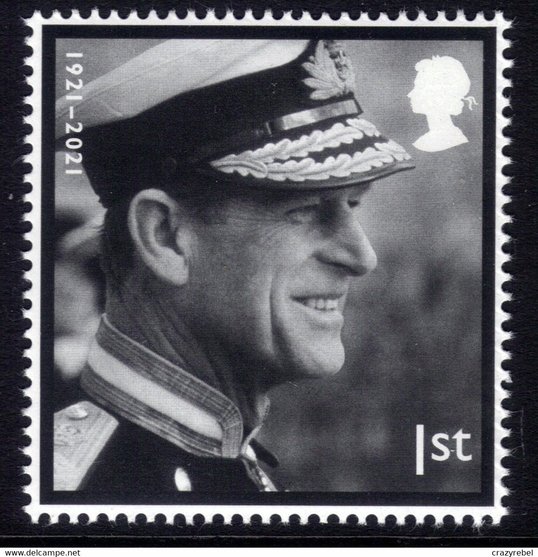 GB 2021 QE2 1st HRH Prince Philip Ex M/S SG 4532 Umm ( E933 ) - Unused Stamps