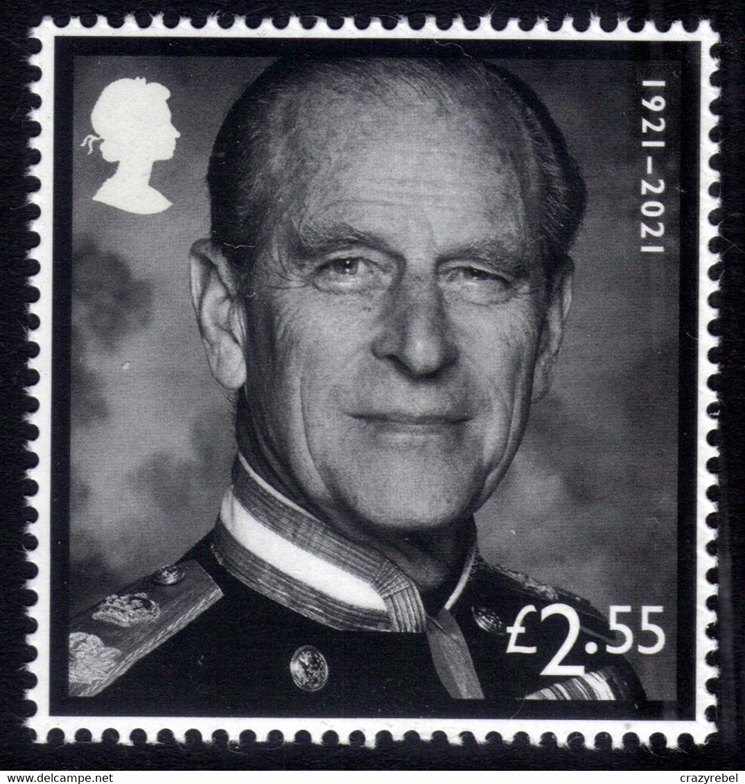 GB 2021 QE2 £2.55 HRH Prince Philip Ex M/S SG 4532 Umm ( E1010 ) - Unused Stamps