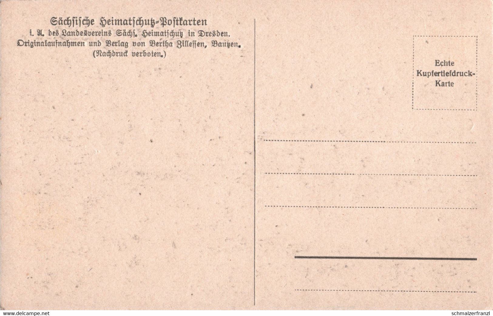 Heimatschutz AK Schrammsteine Elbe Fähre Elbsegler A Bad Schandau Postelwitz Krippen Schmilka Schöna Sächsische Schweiz - Schmilka