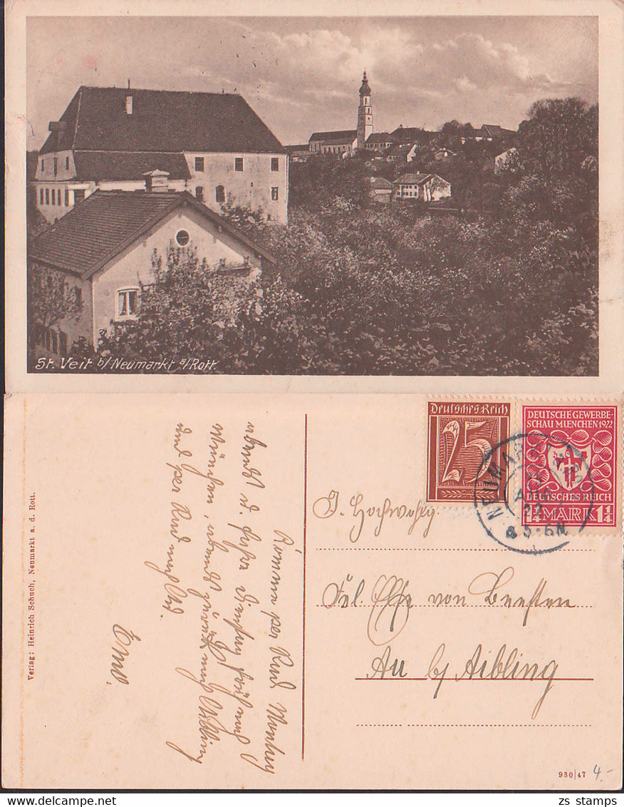 St. Veit Bei Neumarkt A/ Rott Mit Kirche 1922 - Muehldorf