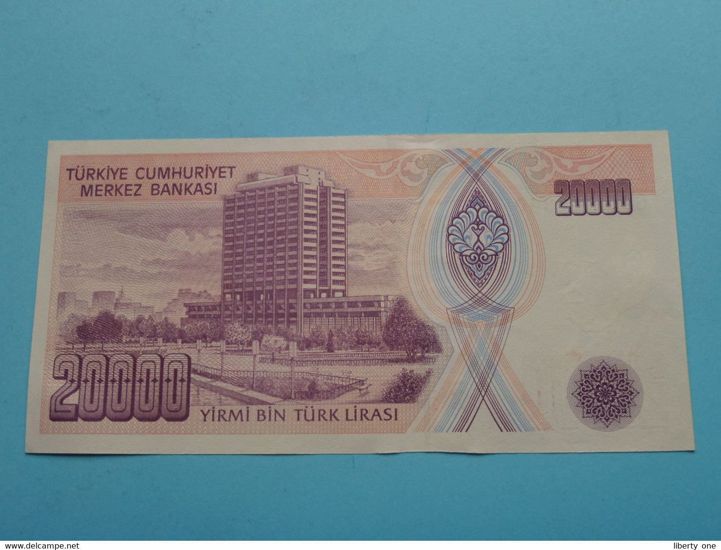 20000 Yirmi Bin Türk Lirasi () TURKIYE ( G55541340 ) 14 Ocak 1970 ( For Grade See SCAN ) UNC ! - Turkey