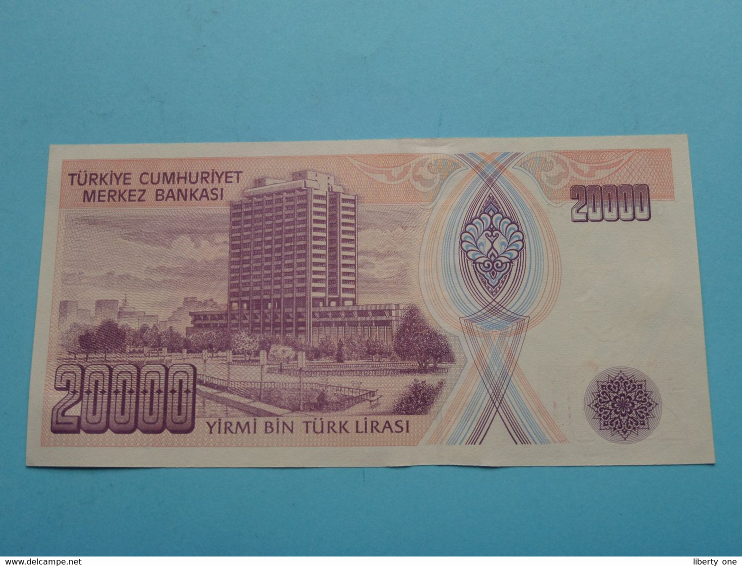 20000 Yirmi Bin Türk Lirasi () TURKIYE ( G55541340 ) 14 Ocak 1970 ( For Grade See SCAN ) UNC ! - Turchia