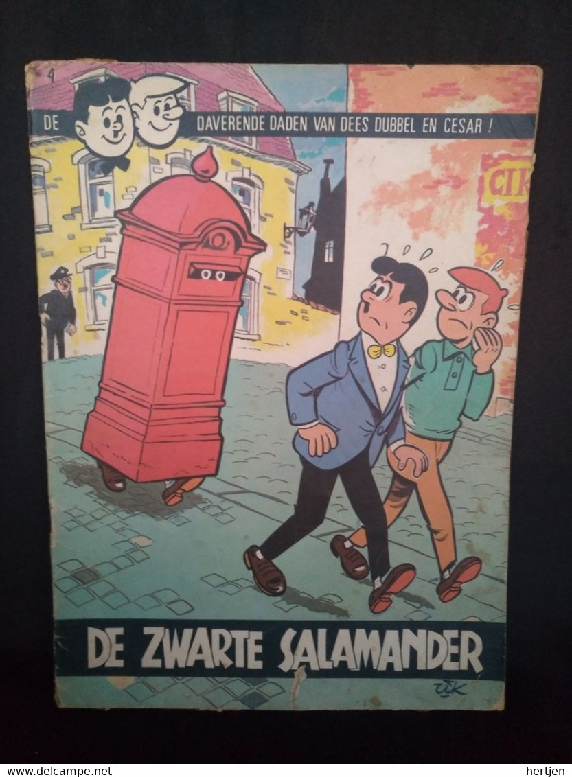 De Zwarte Salamander - Dees Dubbel En Cesar 4 - 1966 - Autres & Non Classés