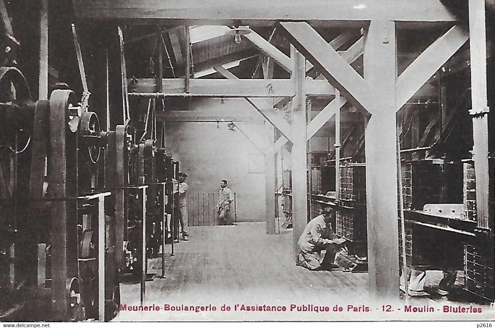 PARIS -  MEUNERIE- BOULANGERIE DE L ASSISTANCE PUBLIQUE DE PARIS - MOULIN - BLUTERIES - Otros & Sin Clasificación