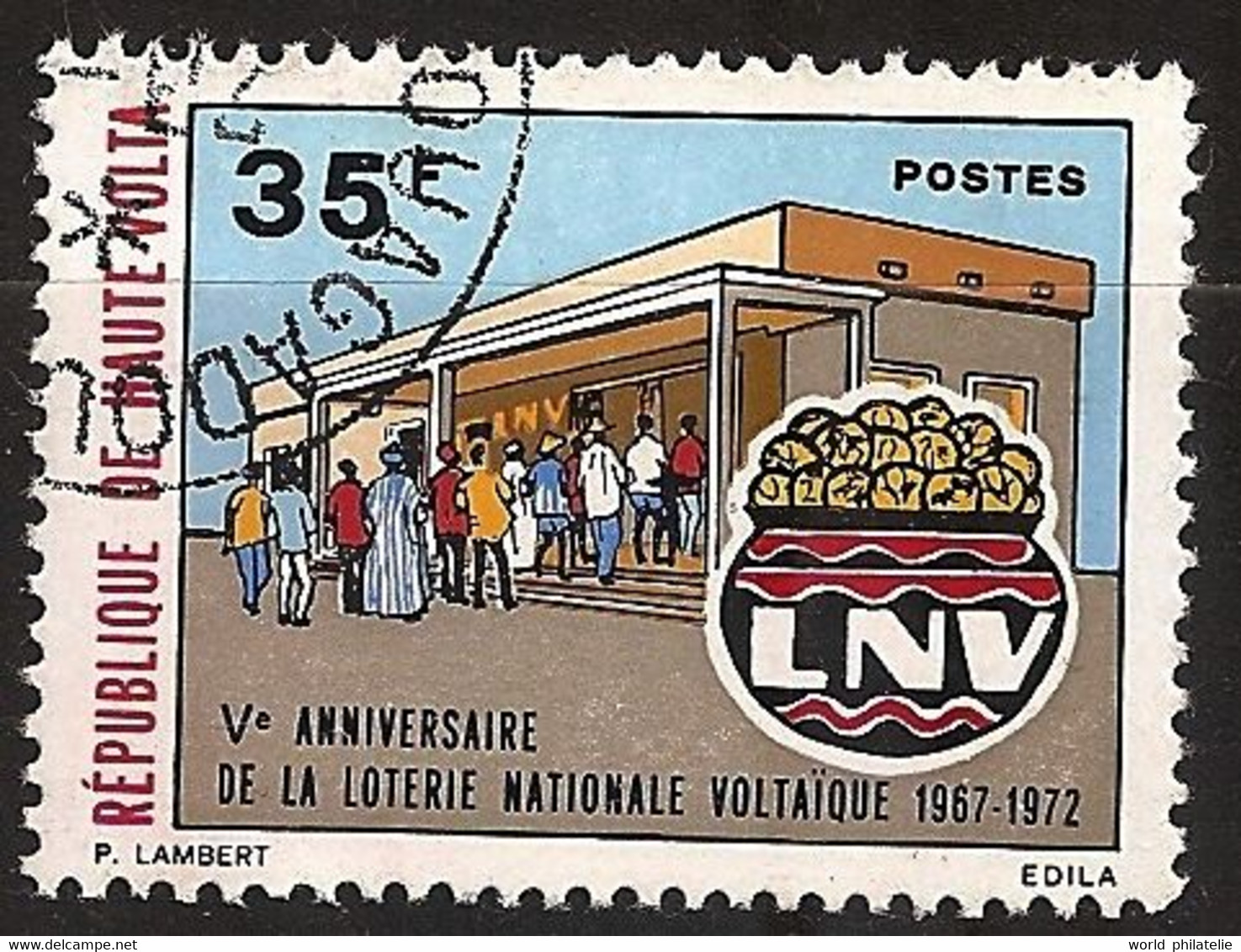 Haute Volta 1972 N° 272 O Loterie Nationale, Chance, Lonab, LNV, Boules, Luck, Argent, Hasard, Superstition, Loto Boules - Haute-Volta (1958-1984)