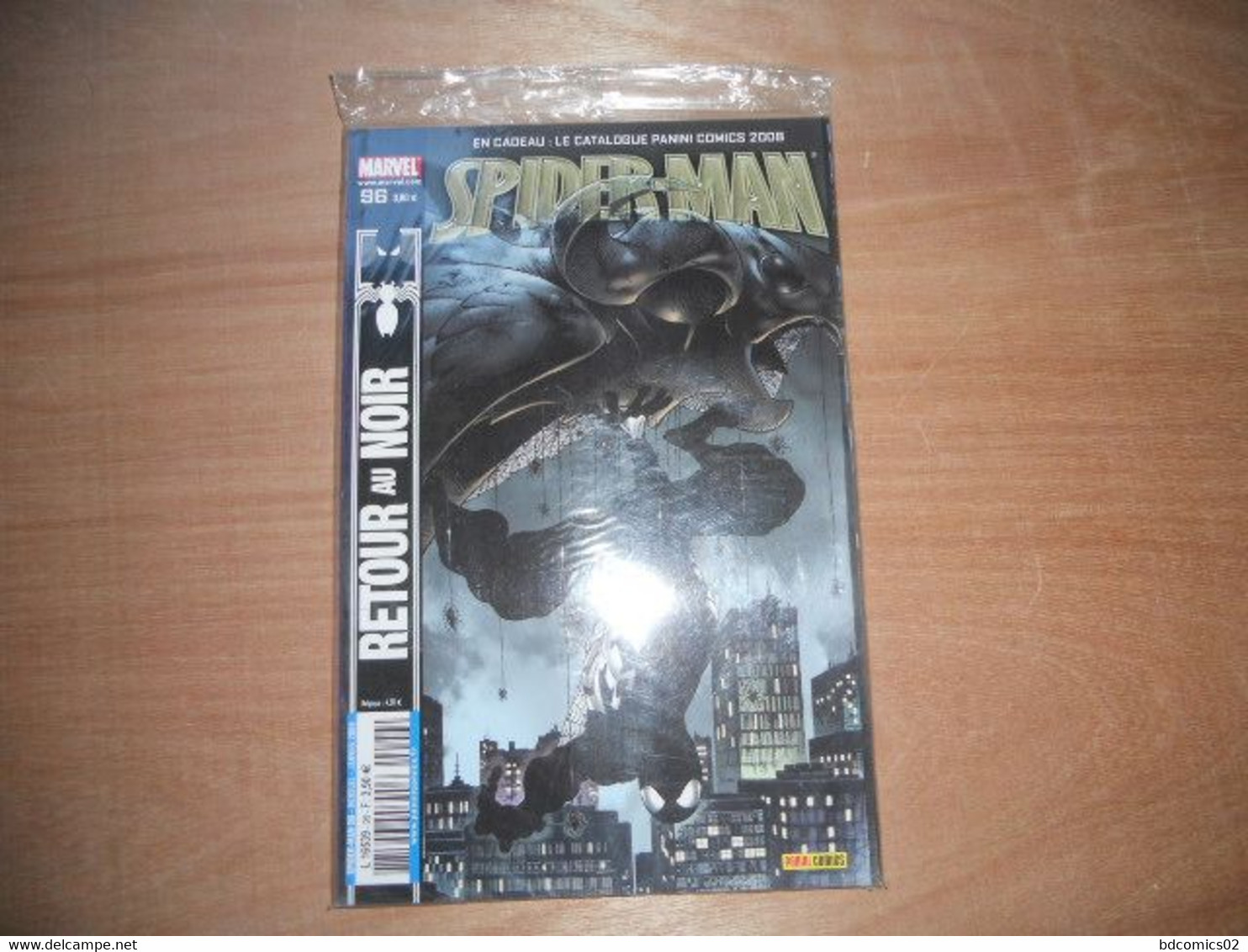 SPIDERMAN N°96. PANINI. 2008 + CATALOGUE PANINI.encore Emballer TTBE - Spiderman