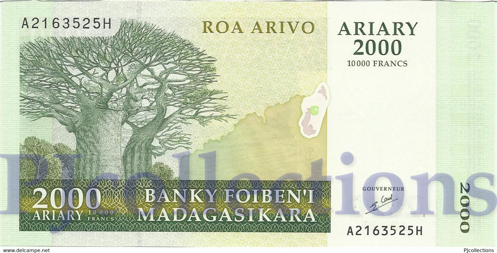 MADAGASCAR 2000 ARIARY 2003 PICK 83 UNC - Madagascar