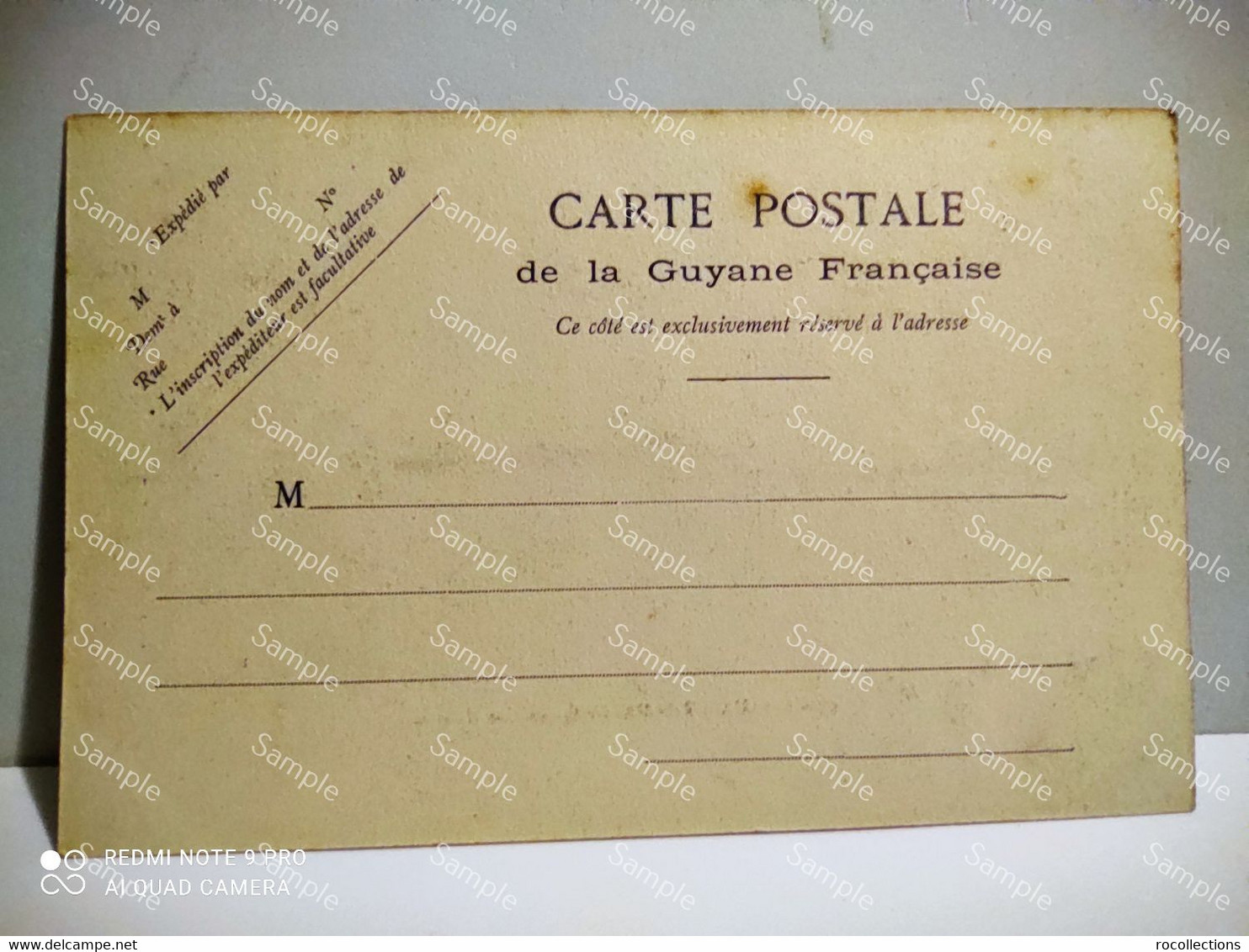 France Guyane St. LAURENT Du MARONI La Rue Melinon 1907. 3 Stamps. - Saint Laurent Du Maroni