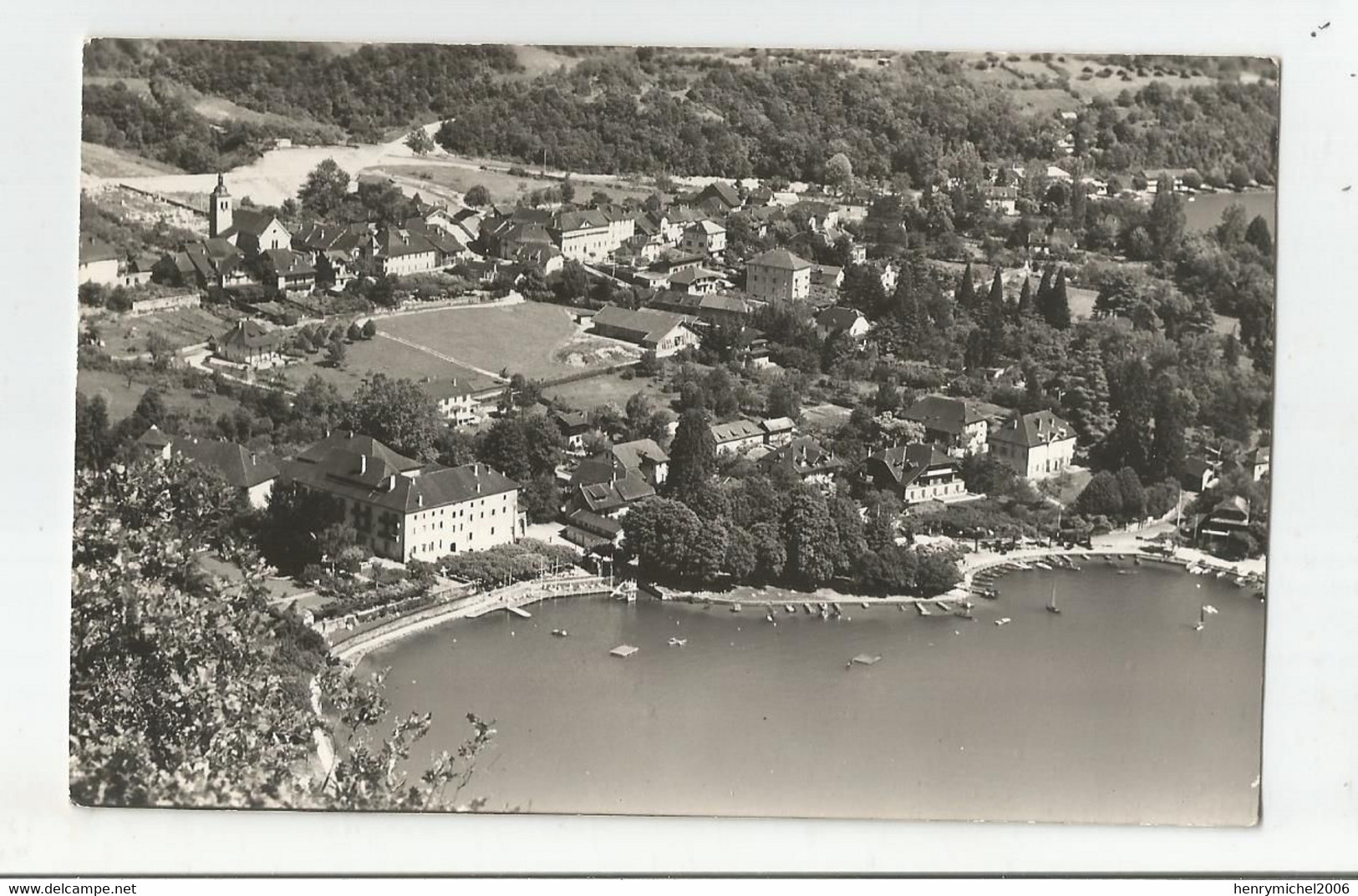 74 Haute Savoie Talloires Lac D'annecy La Baie Camp Edf Ed Roche , Cpsm Petit Format - Talloires