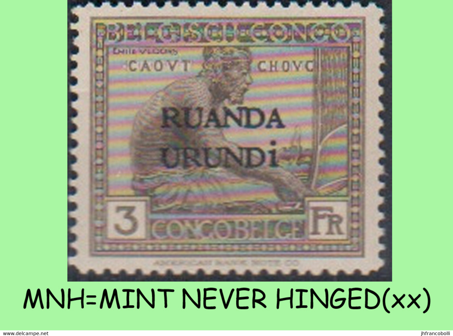 1924 ** RUANDA-URUNDI RU 050/060 MNH VLOORS -1- ( X 11 Stamps ) - Ungebraucht