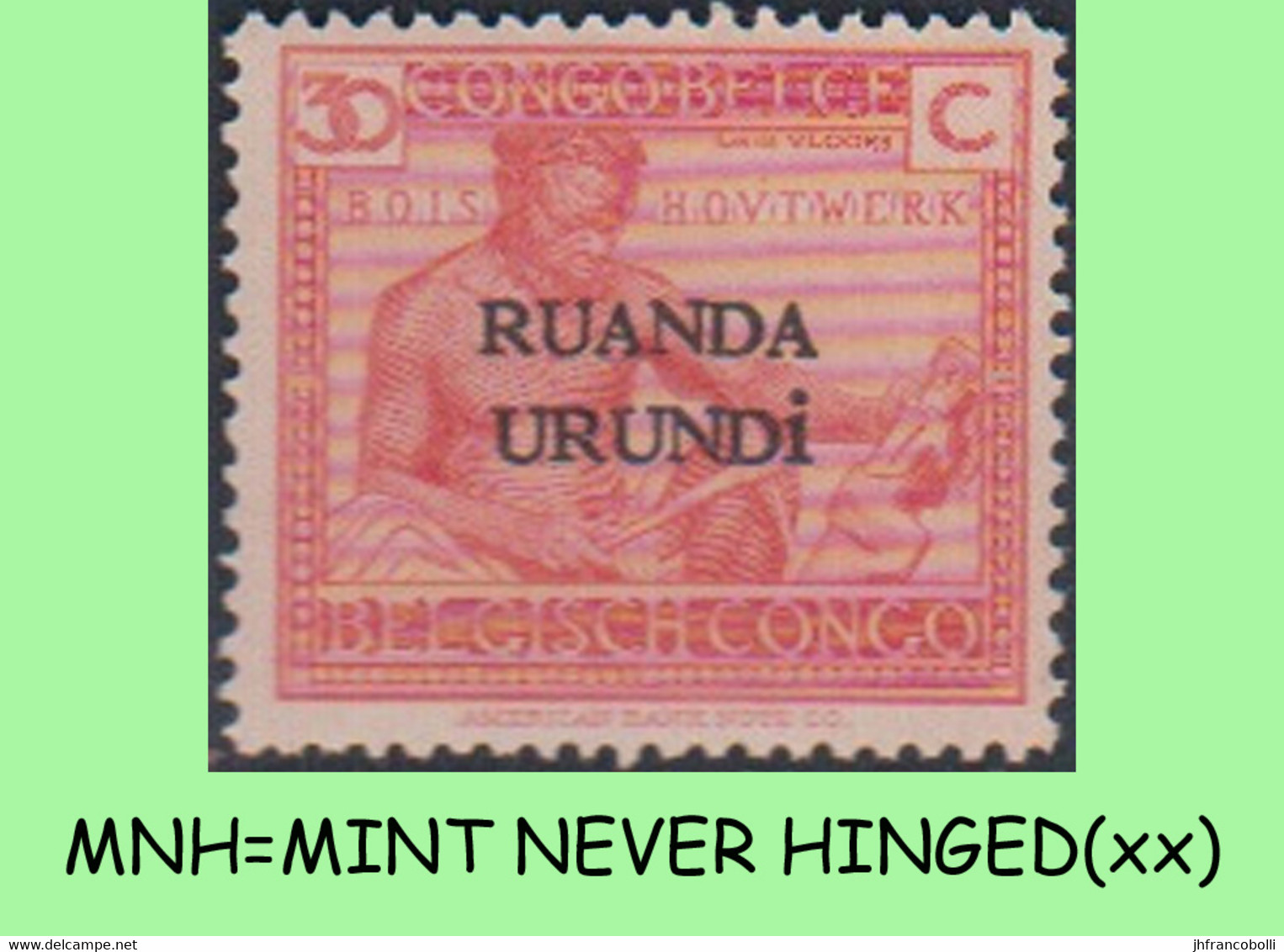 1924 ** RUANDA-URUNDI RU 050/060 MNH VLOORS -1- ( x 11 stamps )