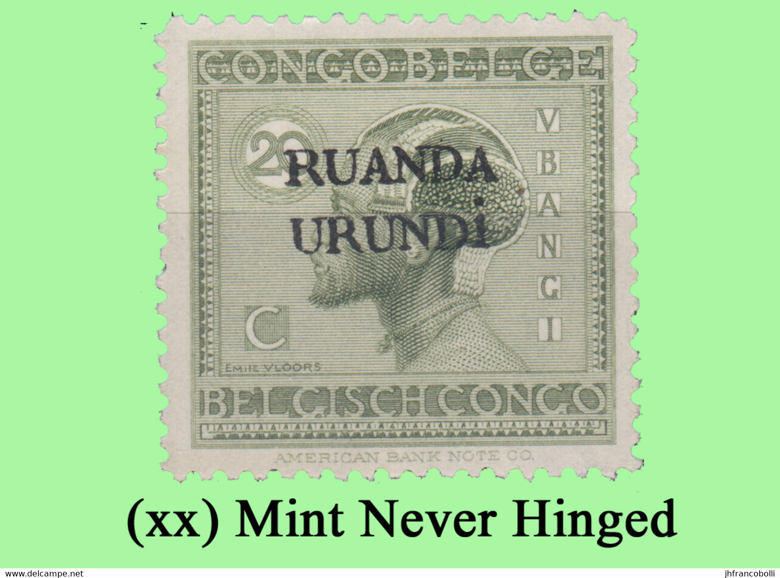 1924 ** RUANDA-URUNDI RU 050/060 MNH VLOORS -1- ( x 11 stamps )