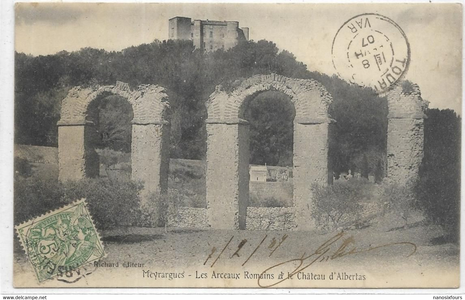 D 13.MEYRARGUES.  CHATEAU D ALBERTAS.LES ARCEAUX - Meyrargues