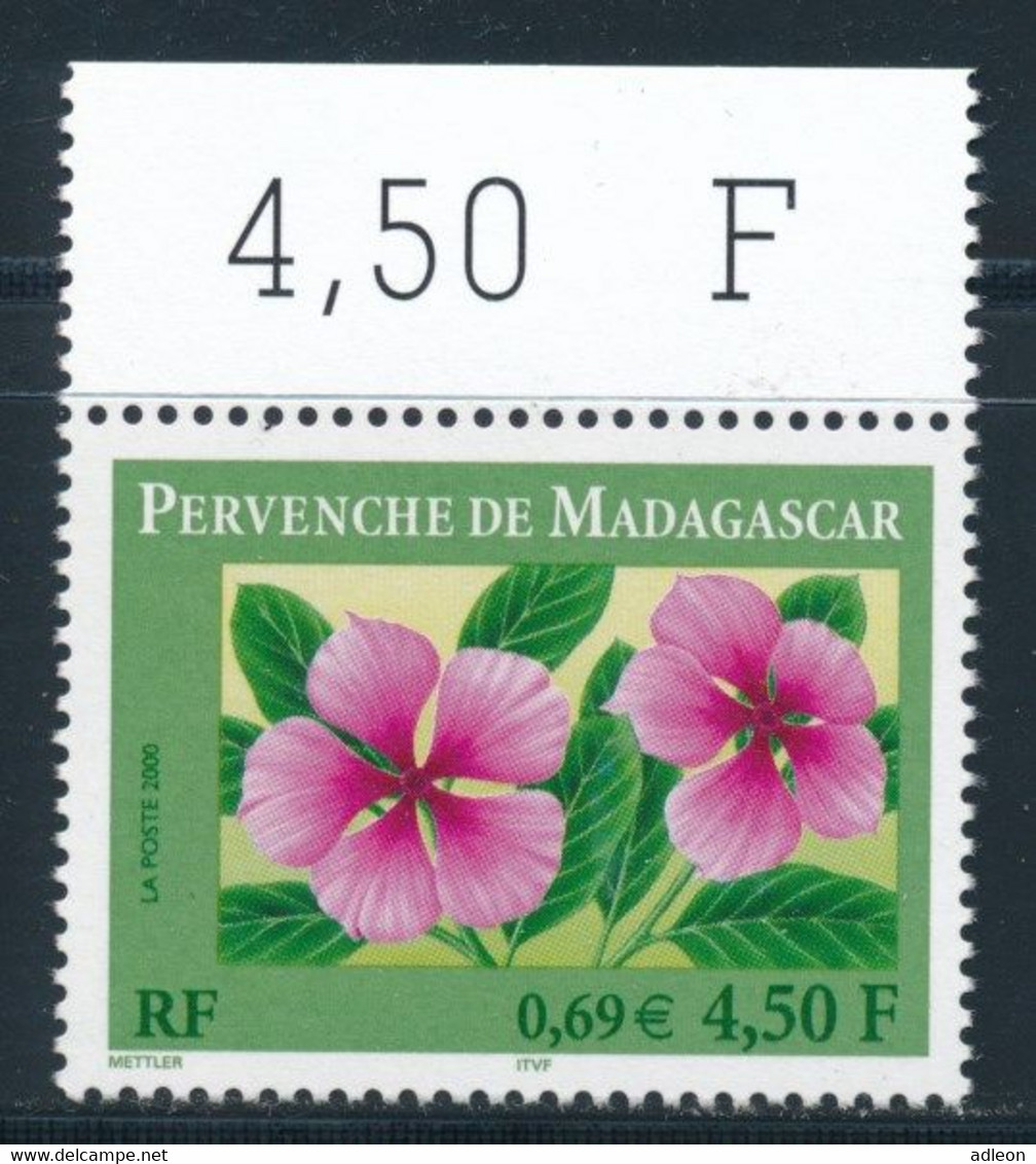 France 2000 - Pervenche De Madagascar  YT 3306** Bord De Feuille - Neufs