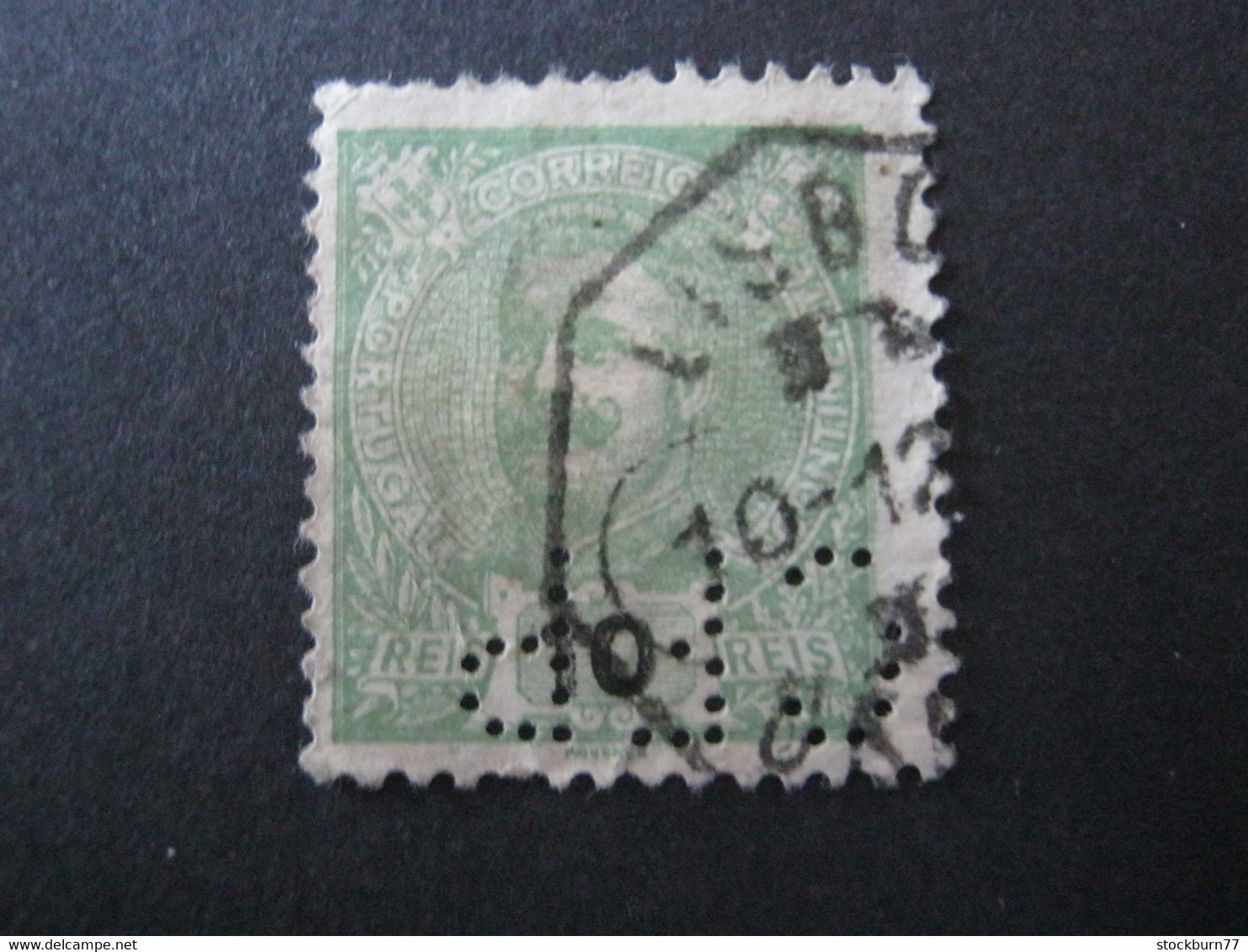 PORTUGAL   , Firmenlochung , Perfin - Used Stamps