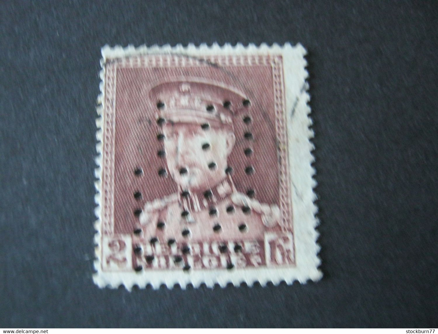 BELGIEN   , Firmenlochung , Perfin - 1909-34