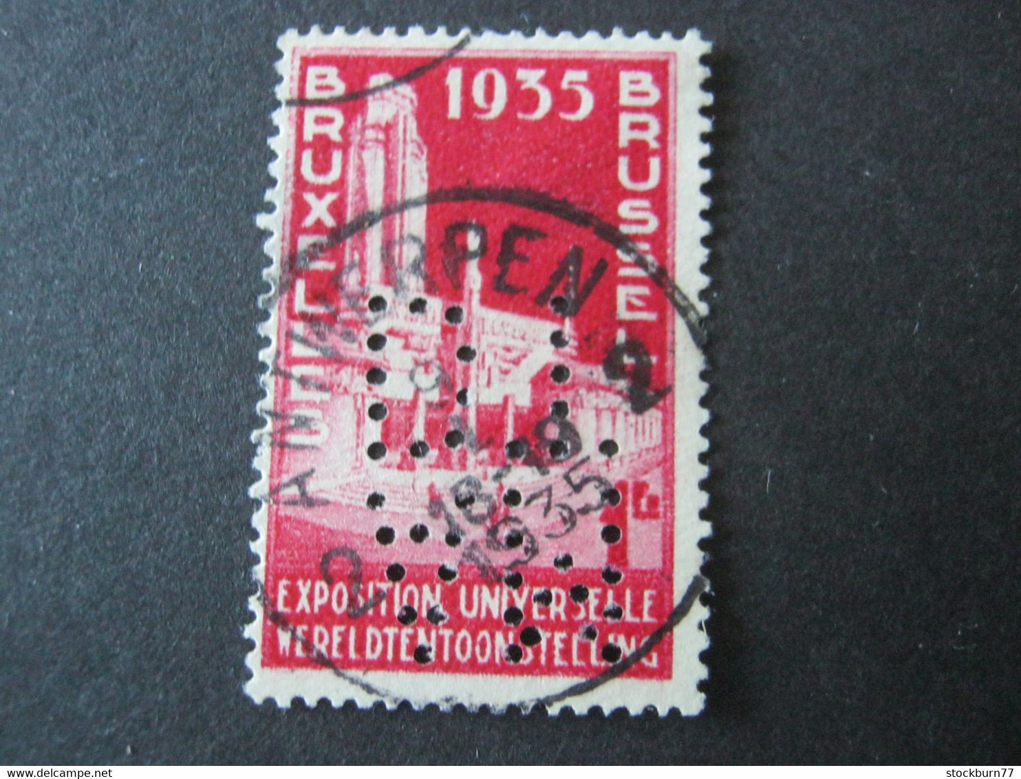 BELGIEN   , Firmenlochung , Perfin - 1934-51